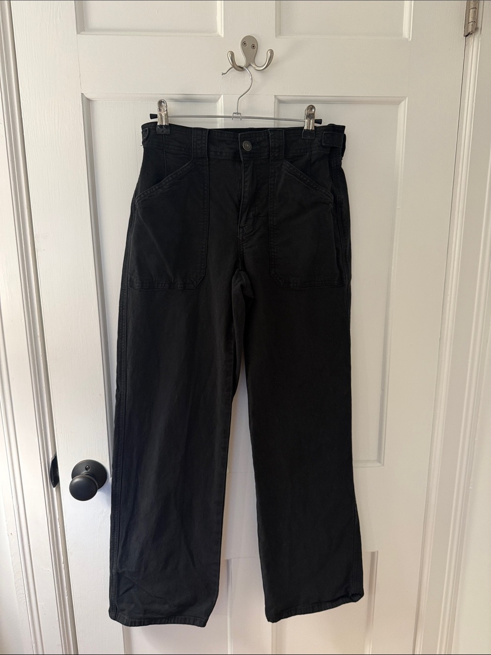 American Eagle Outfitters Black Wide-Leg Pants